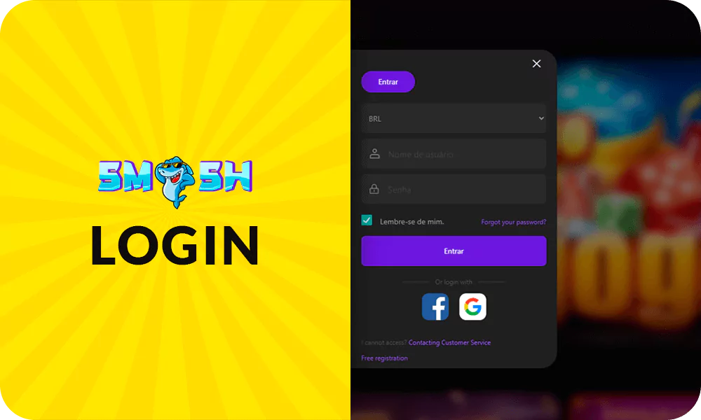 Smashup Passos de Login