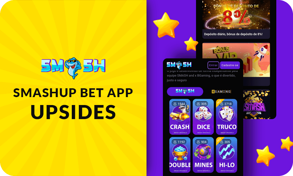 Upsides do uso do Smashup Bet App